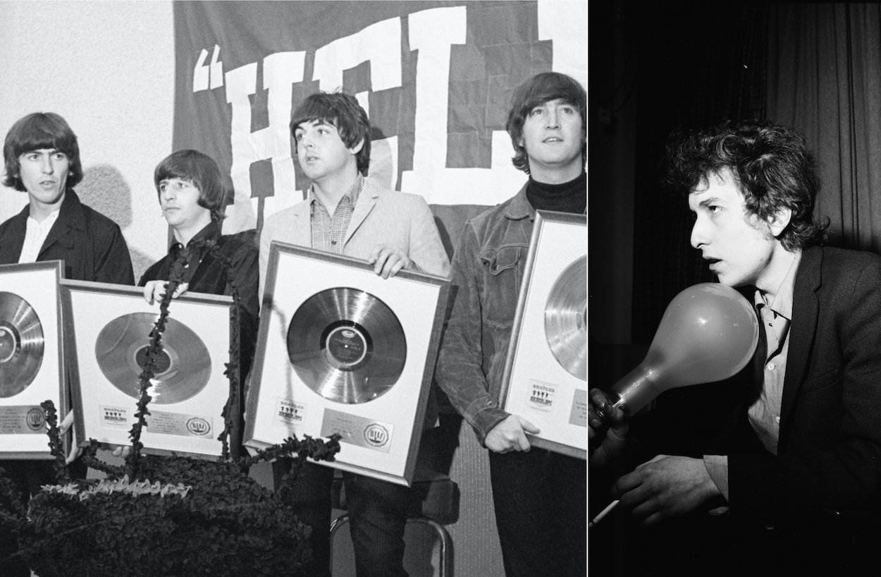 비틀즈는 밥 딜런의 1위 히트를 막았다