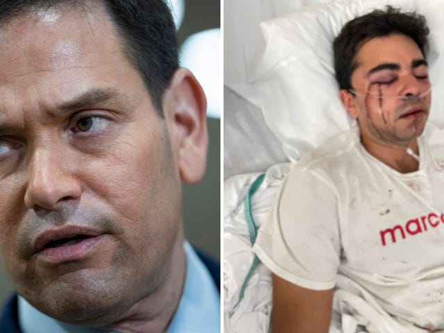Marco Rubio Canvasser, un famigerato suprematista bianco, è stato picchiato nell'area di Miami