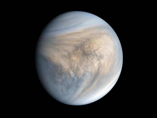 In realtà i cieli di Venere sono coperti di ossigeno