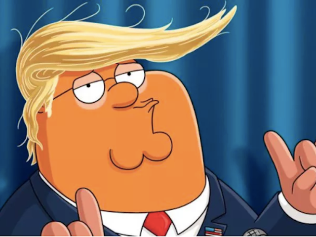 Family Guy, 상상할 수 있는 최악의 텔레비전 시간에 트럼프가 멕을 잡아먹게 할 것