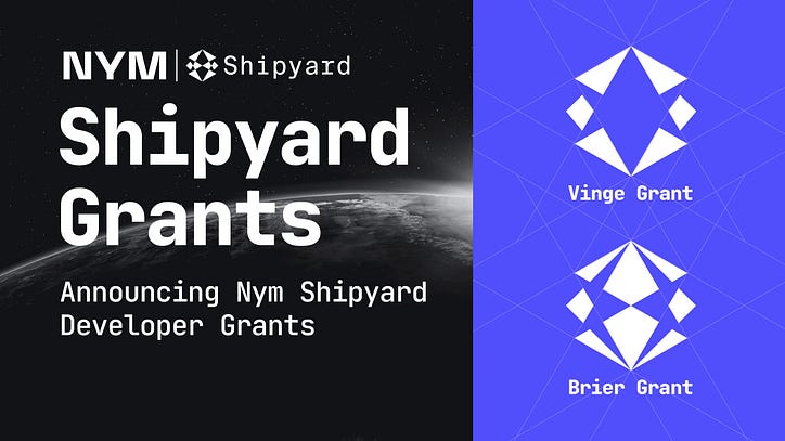 Nym Shipyard Developer Grants の発表