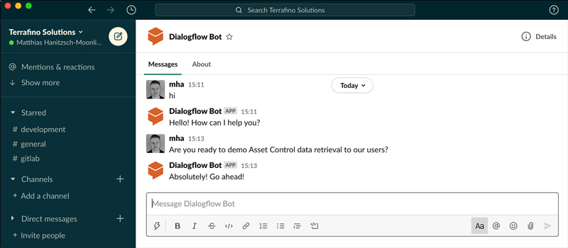 Chatbot untuk Kontrol Aset