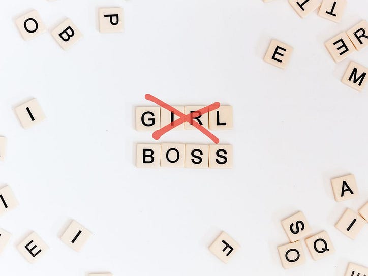 Il problema con "girl boss" e "boss babes"