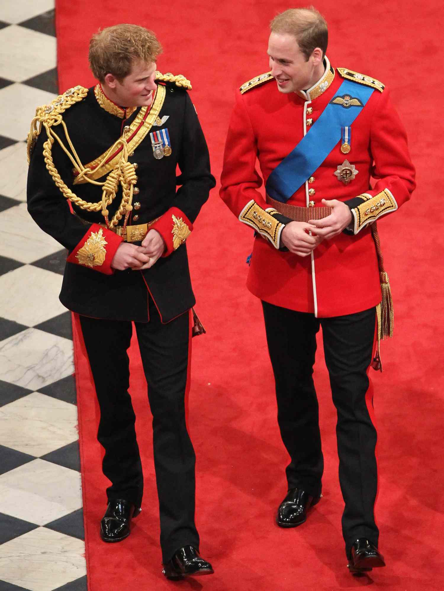 Prinz William machte in seiner Hochzeitsrede einen Witz über Prinz Harry, den er für "urkomisch" hielt.
