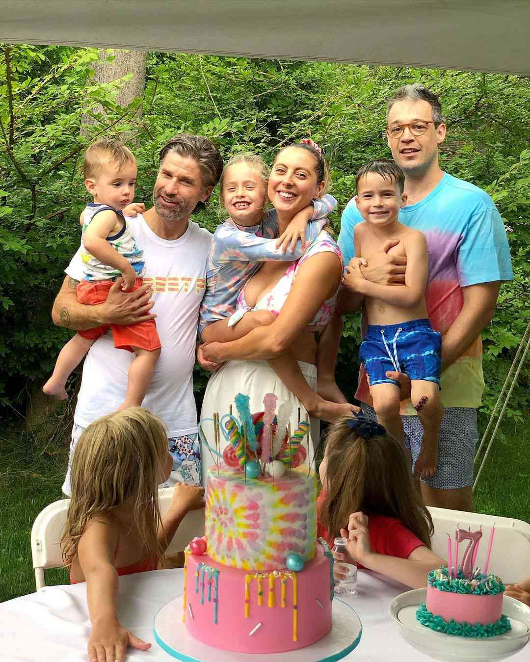 Eva Amurri, namorado Ian Hock, ex-marido Kyle Martino, festa de aniversário para a filha Marlowe, 7