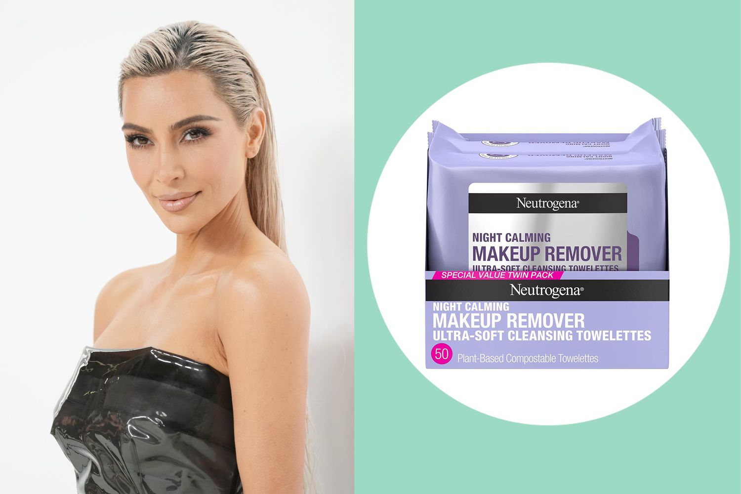 Kim Kardashian garde ces lingettes de maquillage à 6 $ dans sa trousse de beauté, et les acheteurs disent qu'ils ne dérangent pas la "peau sensible"